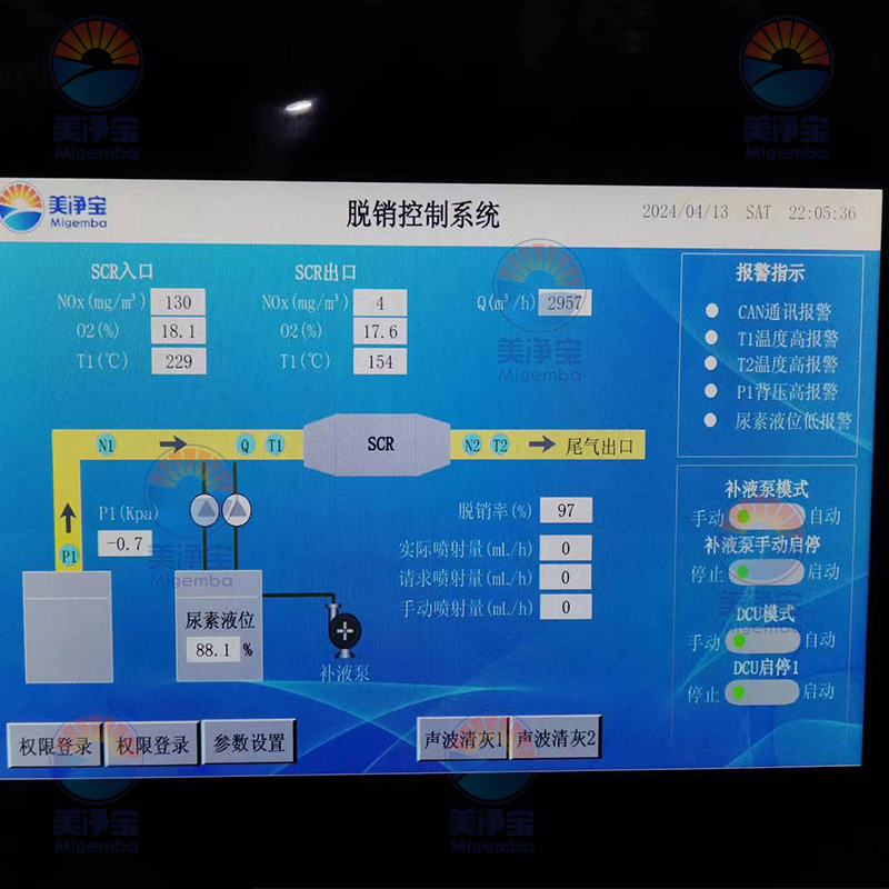 燃气轮机测试台架尾气scr脱硝系统